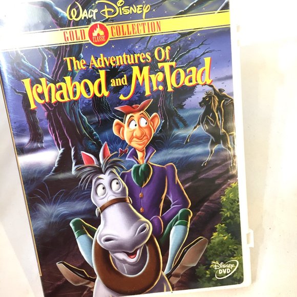 DVD The Adventures of Ichabod & Mr Toad  Disney Gold - Picture 1 of 8